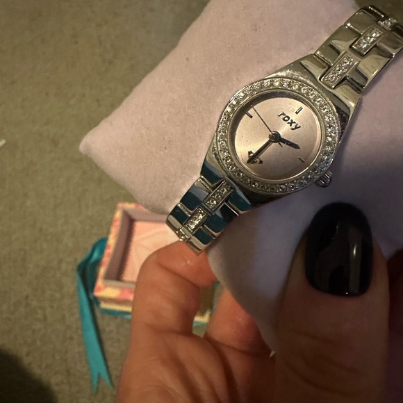 Roxy Silver and Blue Women's Watch - Picture 1 of 7